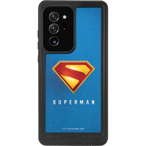 Superman 2025 Classic Superman Shield Emblem Galaxy Note20 Ultra 5G Waterproof Case